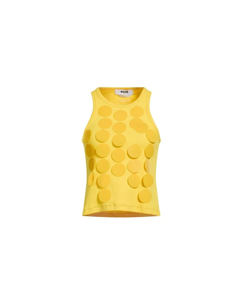MSGM TOPS - Tank Topsauf YOOX.COM Gelb