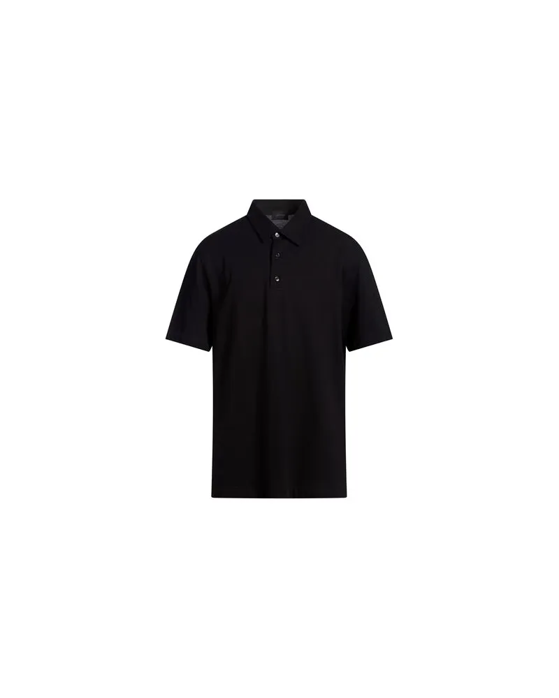 Brioni TOPS - Poloshirtsauf YOOX.COM Schwarz