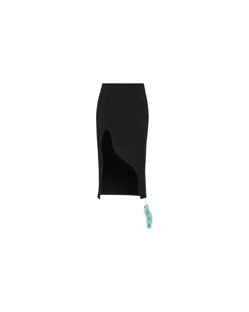 OFF-WHITE HOSEN & RÖCKE - Midi-Röckeauf YOOX.COM Schwarz