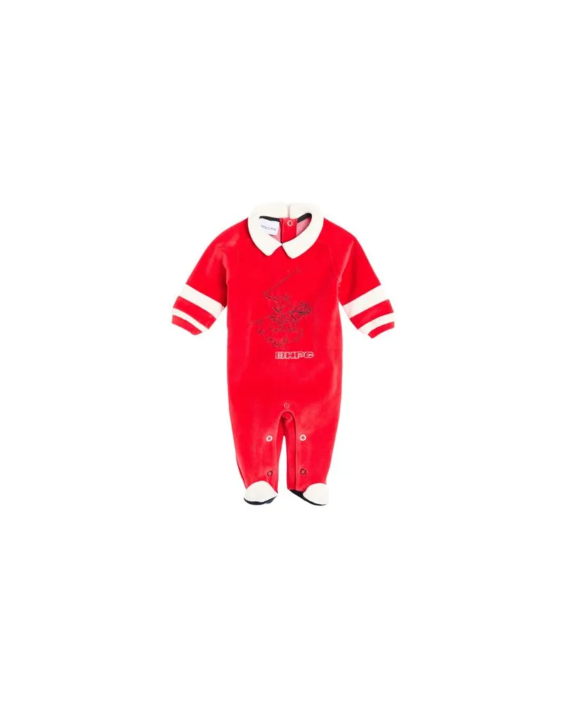 Beverly Hills Polo Club NEUGEBORENE - Babystrampler & -Latzhoseauf YOOX.COM Rot
