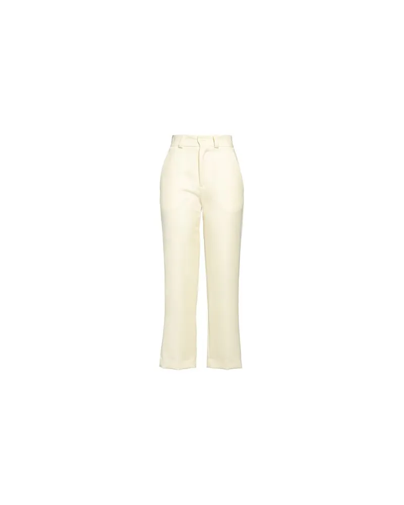 Hevò HOSEN & RÖCKE - Hosenauf YOOX.COM Pastellgelb