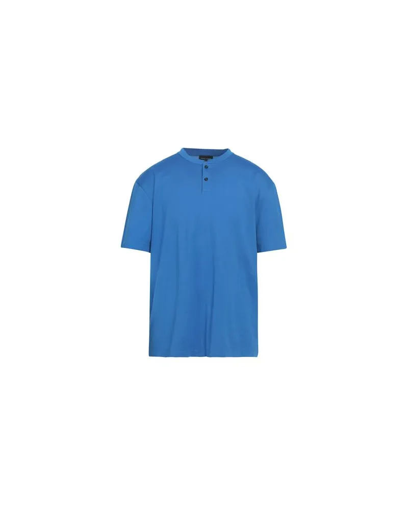 Roberto Collina TOPS - T-shirtsauf YOOX.COM Azurblau