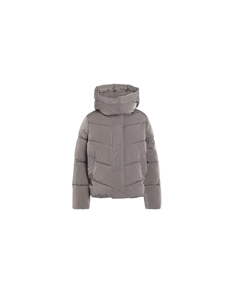 Calvin Klein JACKEN & MÄNTEL - Pufferjacken & Daunenjackenauf YOOX.COM Maulwurfsgrau