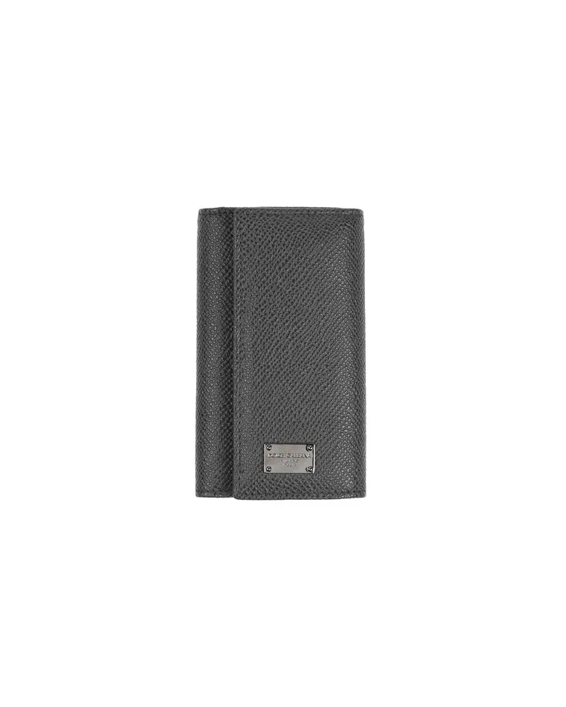 Dolce & Gabbana Kleinlederwaren - Schlüsselanhängerauf YOOX.COM Blei