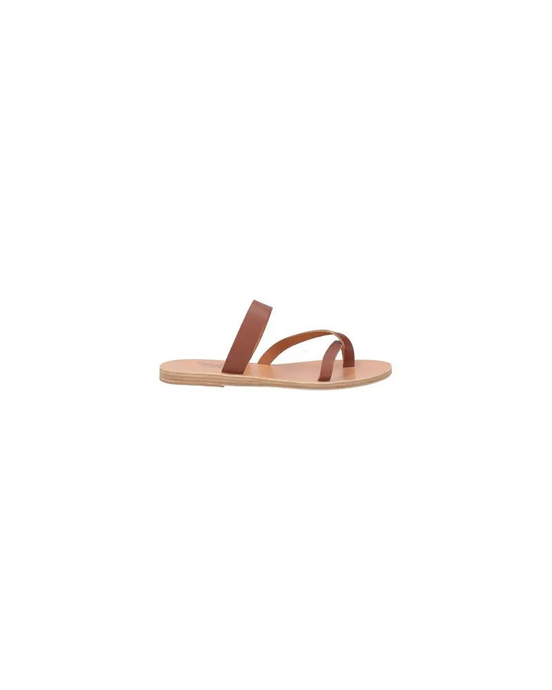 Ancient Greek Sandals SCHUHE - Zehentrennerauf YOOX.COM Schokobraun