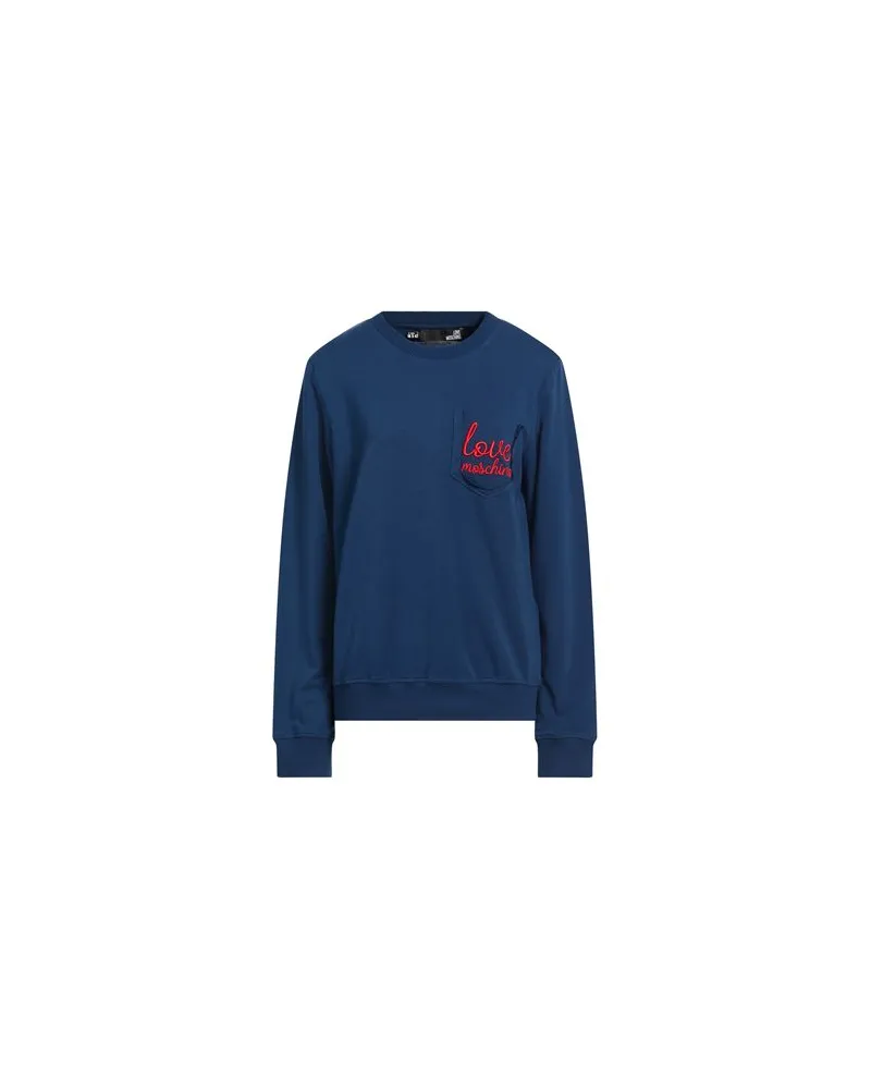 Moschino TOPS - Sweatshirtsauf YOOX.COM Marineblau