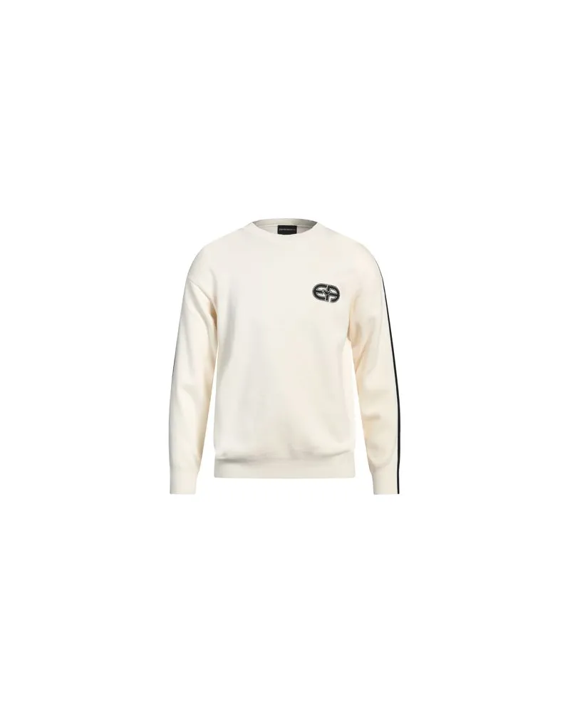 Emporio Armani STRICKWAREN - Pulloverauf YOOX.COM Cremeweiß