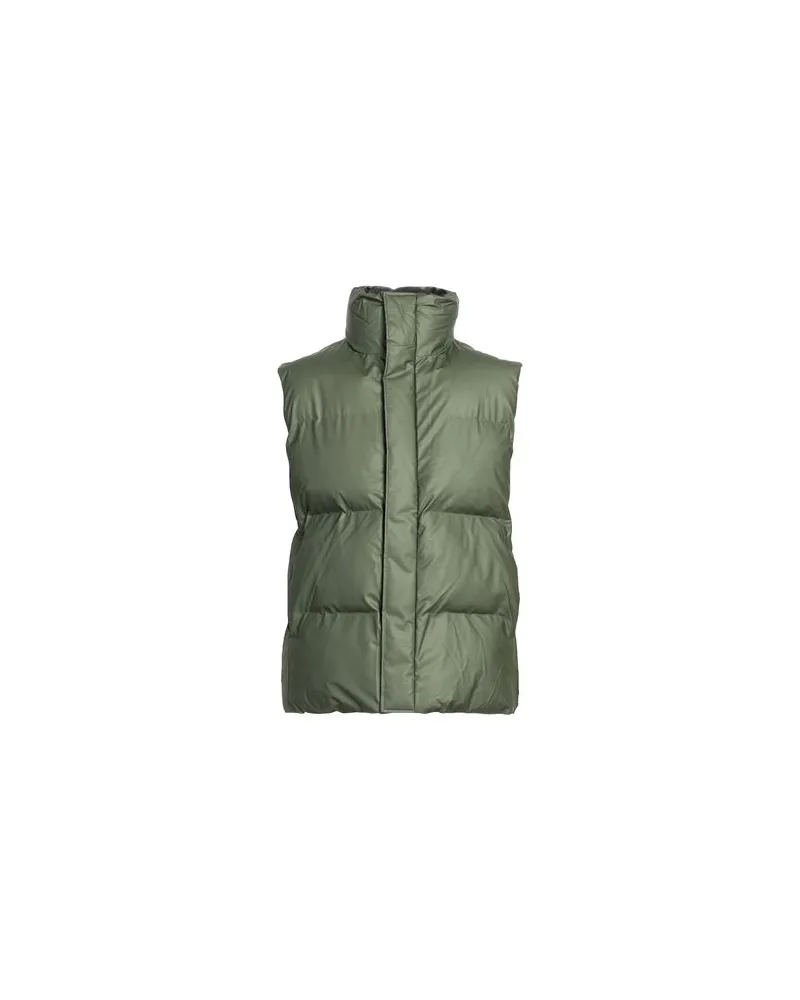 RAINS JACKEN & MÄNTEL - Pufferjacken & Daunenjackenauf YOOX.COM Militärgrün
