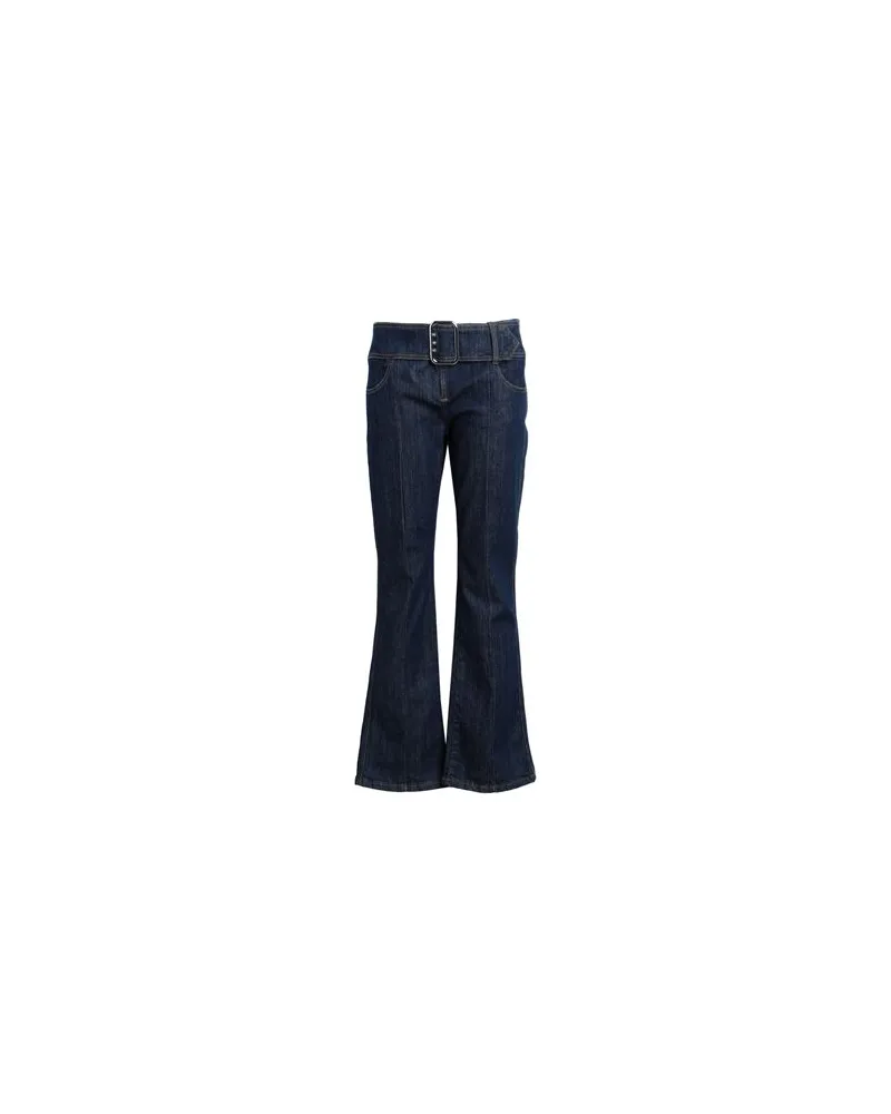 Topshop HOSEN & RÖCKE - Jeanshosenauf YOOX.COM Blau
