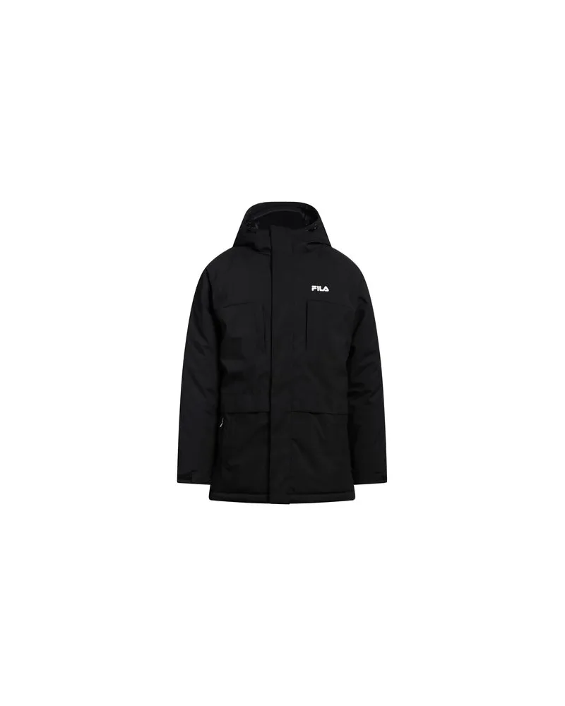 Fila JACKEN & MÄNTEL - Mäntelauf YOOX.COM Schwarz