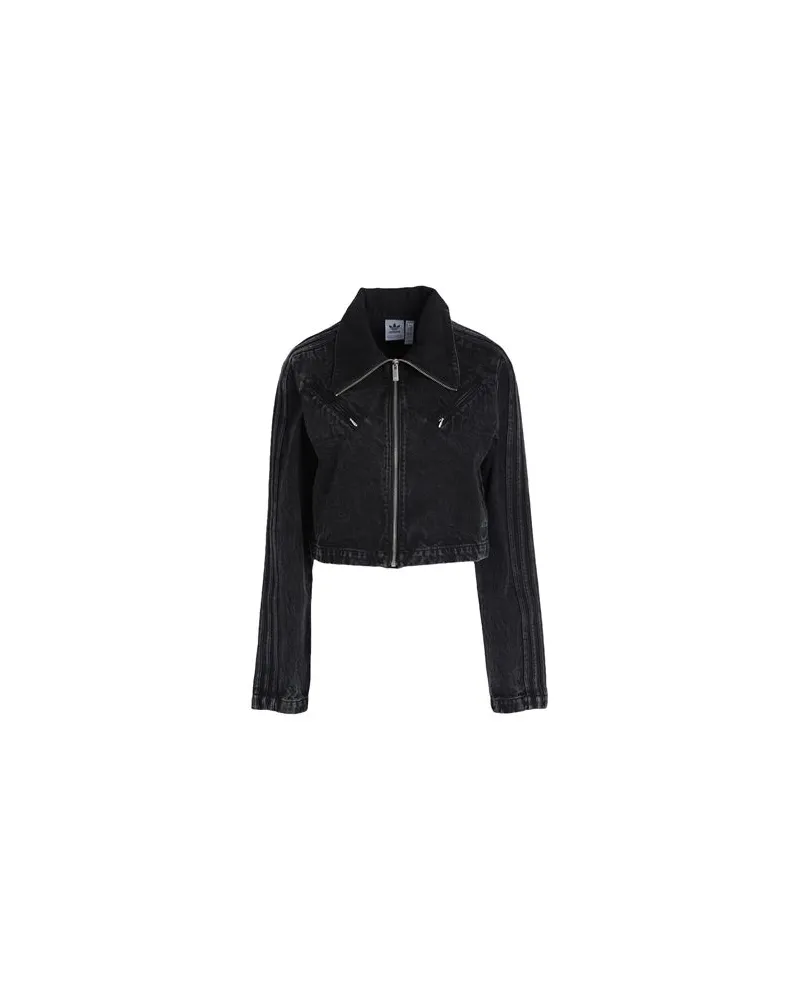 adidas MONTREAL TT  - JACKEN & MÄNTEL - Jeansjacken/Mäntelauf YOOX.COM Schwarz