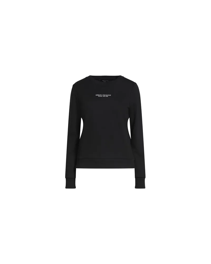 Armani Exchange TOPS - Sweatshirtsauf YOOX.COM Schwarz