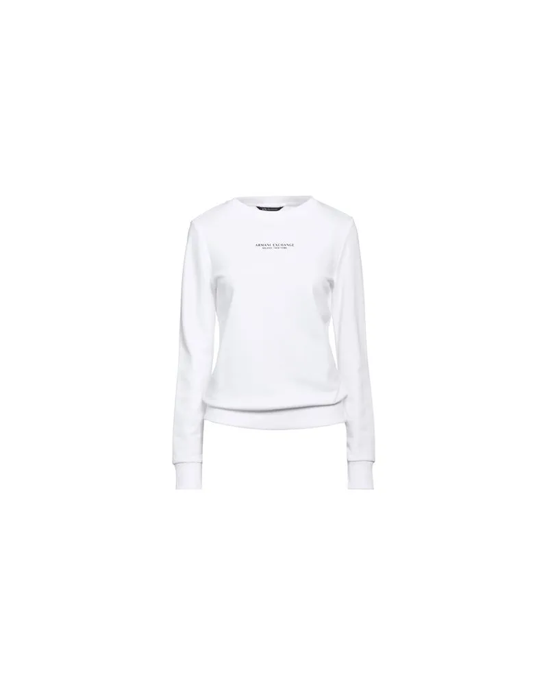 Armani Exchange TOPS - Sweatshirtsauf YOOX.COM Weiß
