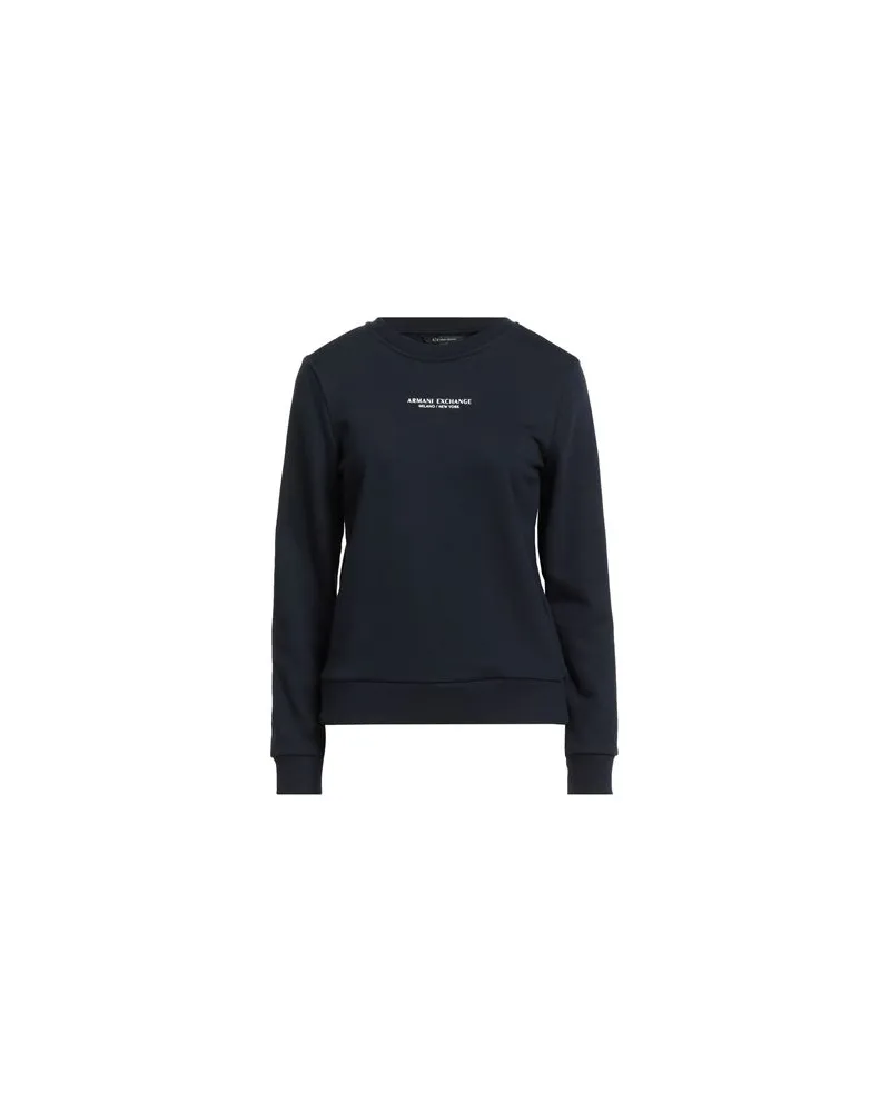 Armani Exchange TOPS - Sweatshirtsauf YOOX.COM Marineblau