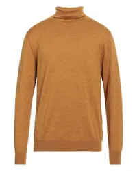 LARDINI Rollkragenpullover Ocker