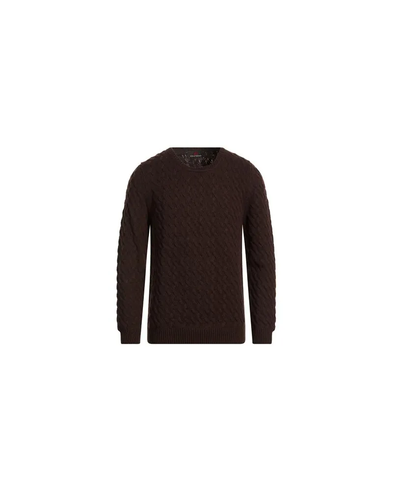 Peuterey STRICKWAREN - Pulloverauf YOOX.COM Dunkelbraun