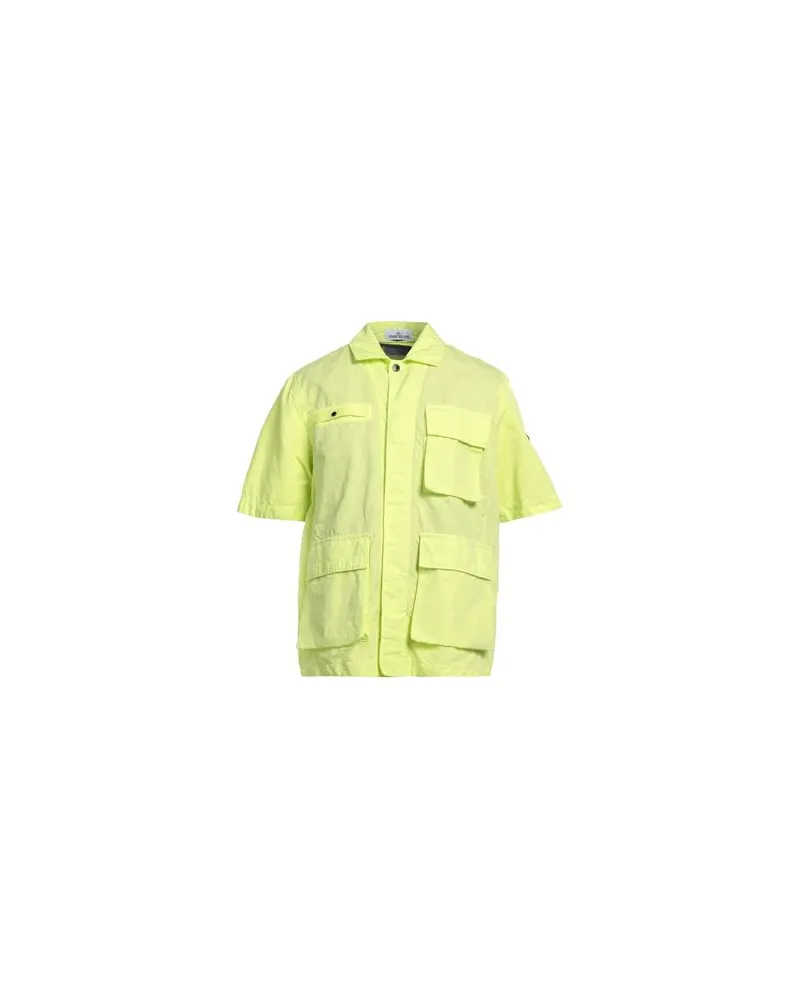 Stone Island TOPS - Hemdenauf YOOX.COM Limettengrün