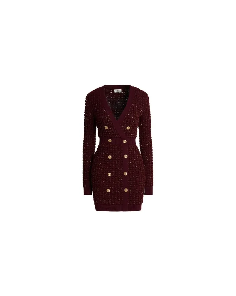 Elisabetta Franchi KLEIDER - Mini-Kleiderauf YOOX.COM Bordeaux