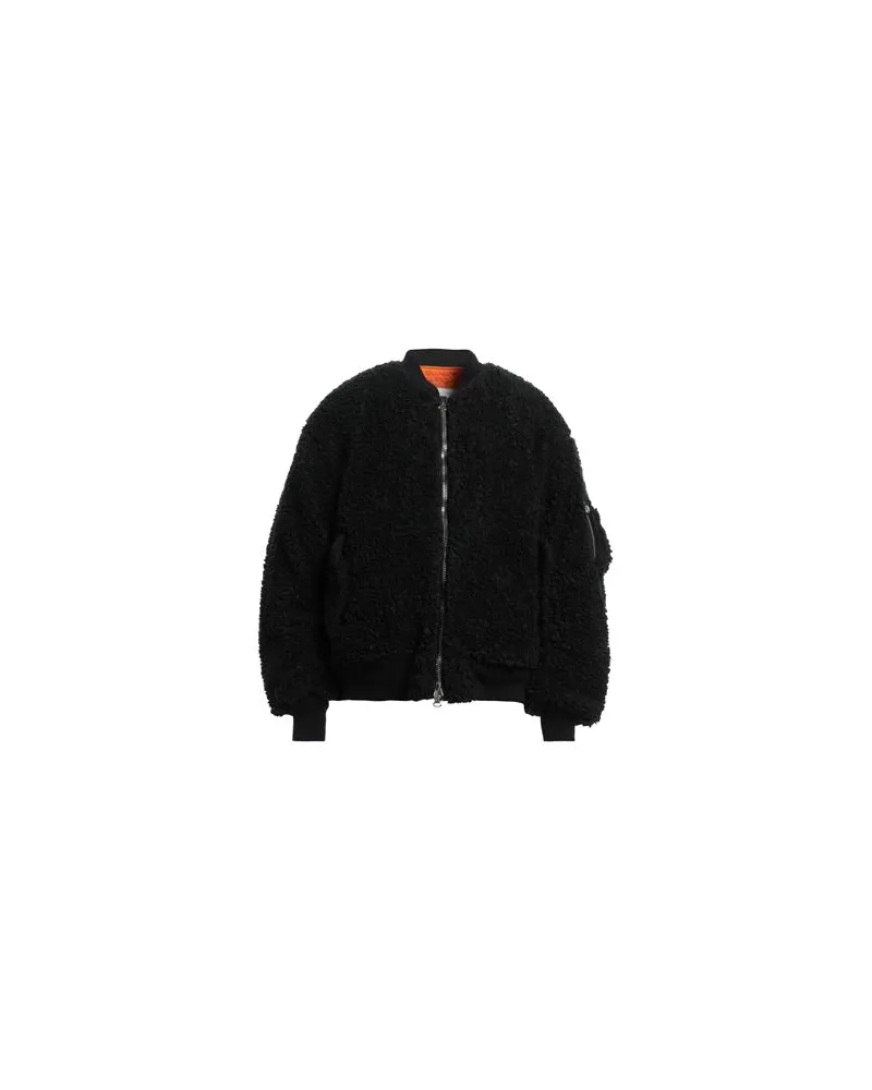 READYMADE JACKEN & MÄNTEL - Shearling- & Kunstfellauf YOOX.COM Schwarz