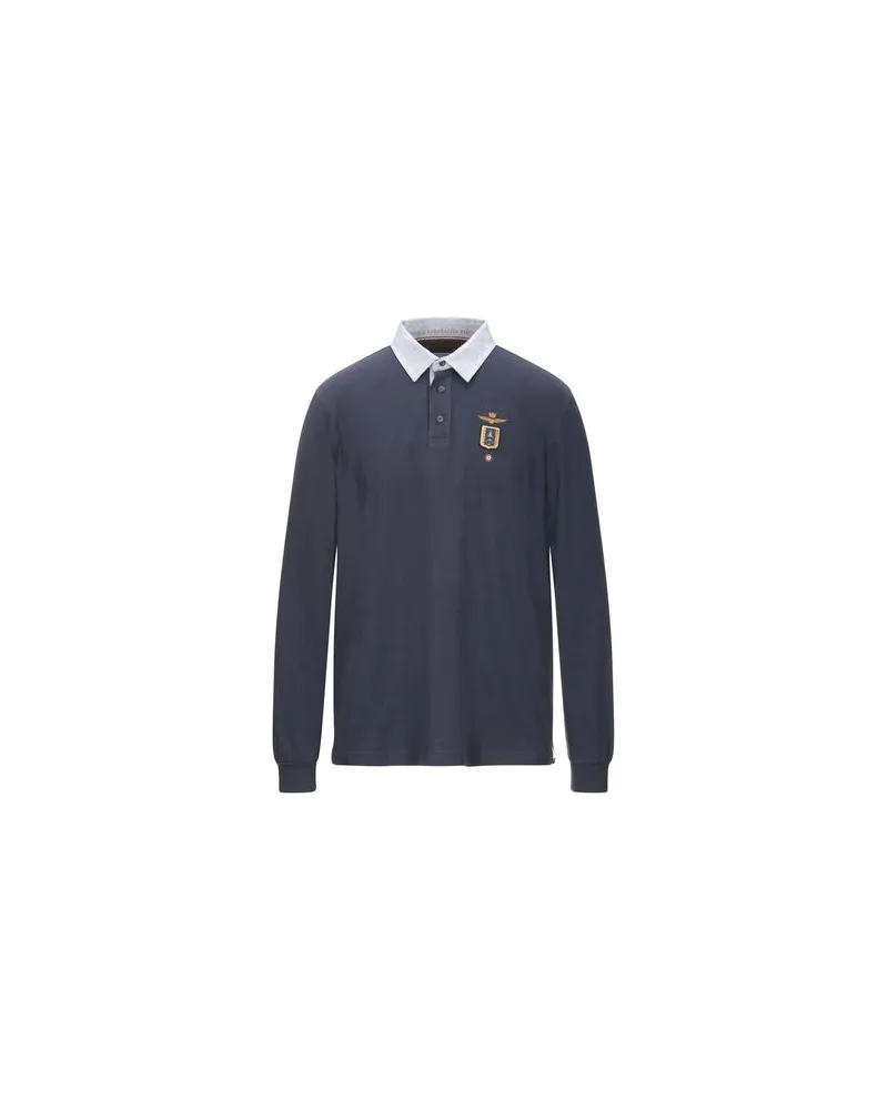 Aeronautica Militare TOPS - Poloshirtsauf YOOX.COM Nachtblau