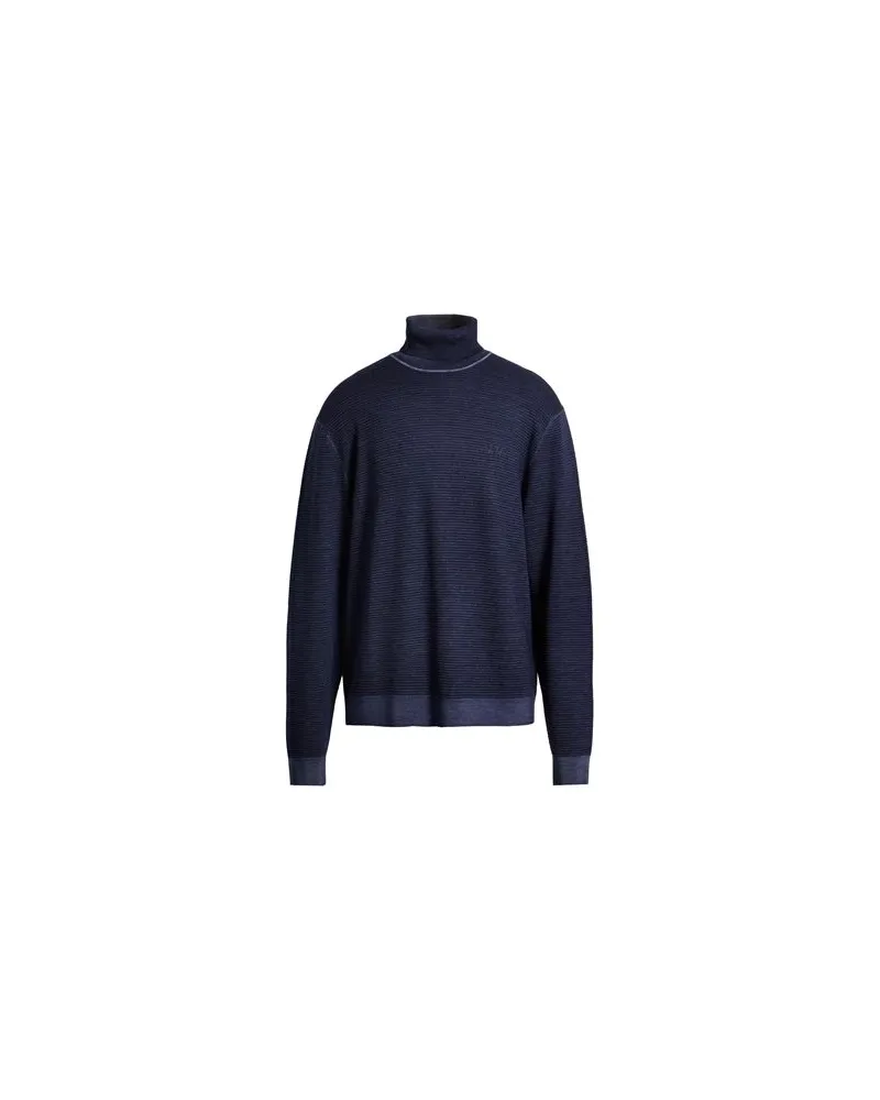 Sun68 STRICKWAREN - Rollkragenpulloverauf YOOX.COM Marineblau
