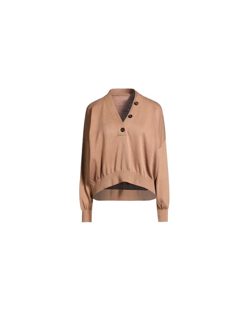 Brunello Cucinelli STRICKWAREN - Pulloverauf YOOX.COM Kamel
