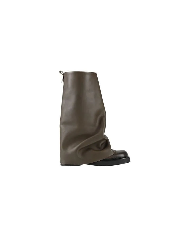 ATTICO SCHUHE - Stiefelauf YOOX.COM Khaki