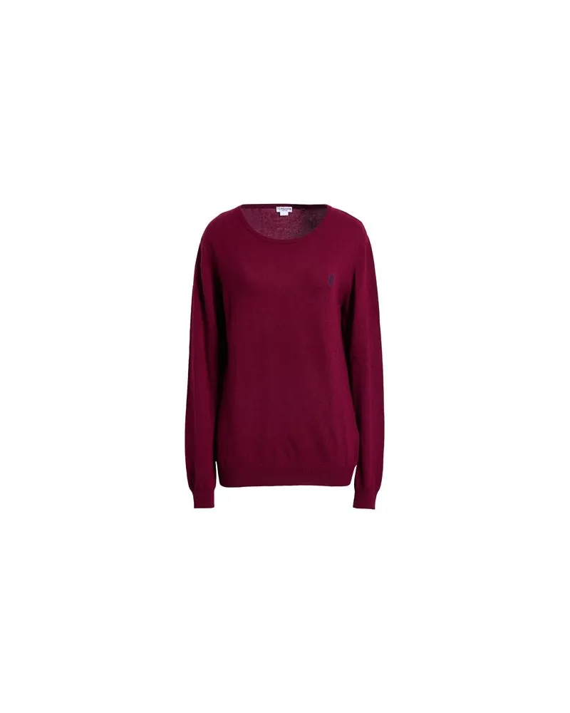 U.S. Polo Assn.  STRICKWAREN - Pulloverauf YOOX.COM Bordeaux