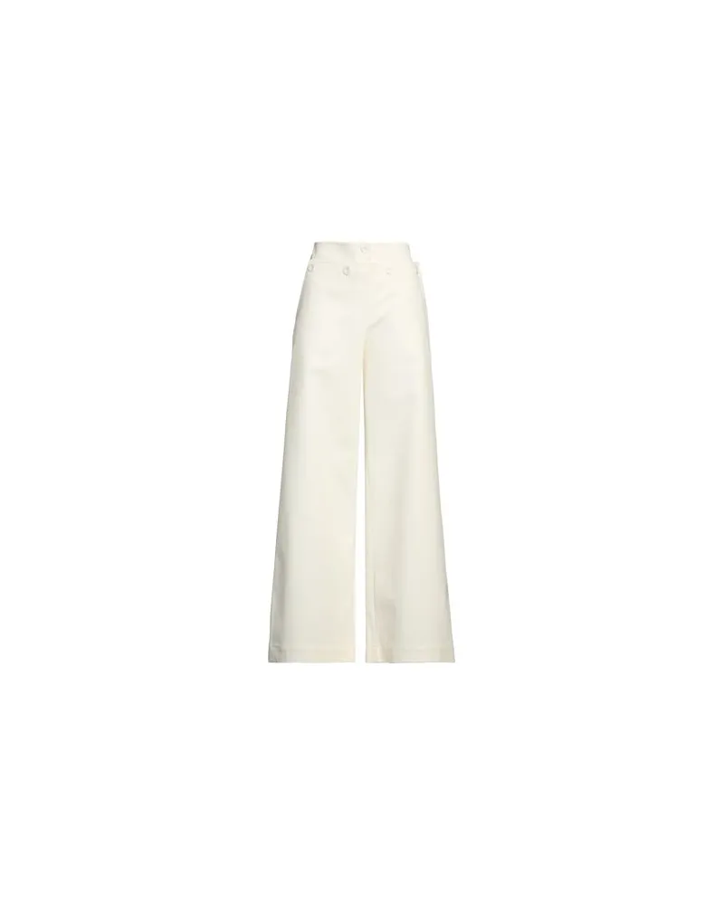 Max Mara SFILATA - HOSEN & RÖCKE - Jeanshosenauf YOOX.COM Weiß