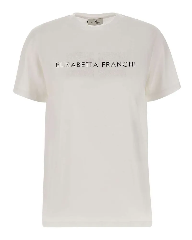 Elisabetta Franchi T-shirts Weiß