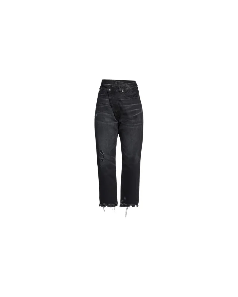 R13 HOSEN & RÖCKE - Jeanshosenauf YOOX.COM Schwarz