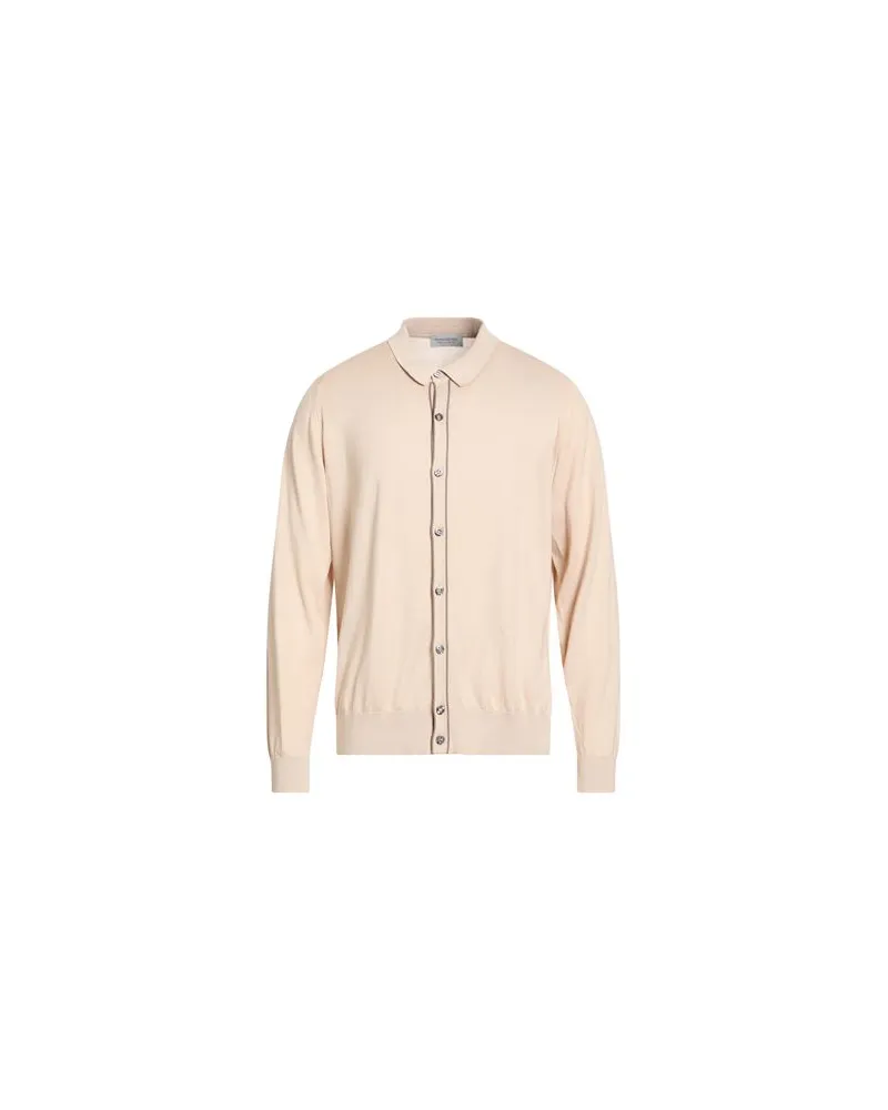 John Smedley STRICKWAREN - Strickjackenauf YOOX.COM Beige