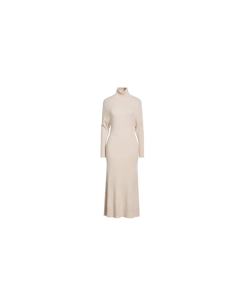 Anna Molinari KLEIDER - Maxi-Kleiderauf YOOX.COM Beige