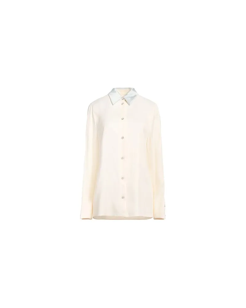 Jil Sander TOPS - Hemdenauf YOOX.COM Elfenbein