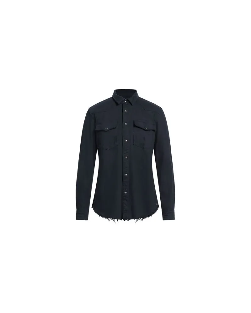 OFFICINA 36 TOPS - Jeanshemdenauf YOOX.COM Nachtblau
