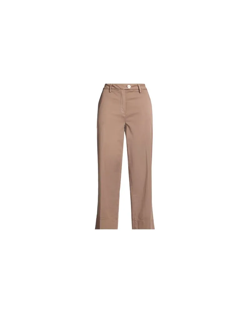 Re-HasH HOSEN & RÖCKE - Hosenauf YOOX.COM Hellbraun