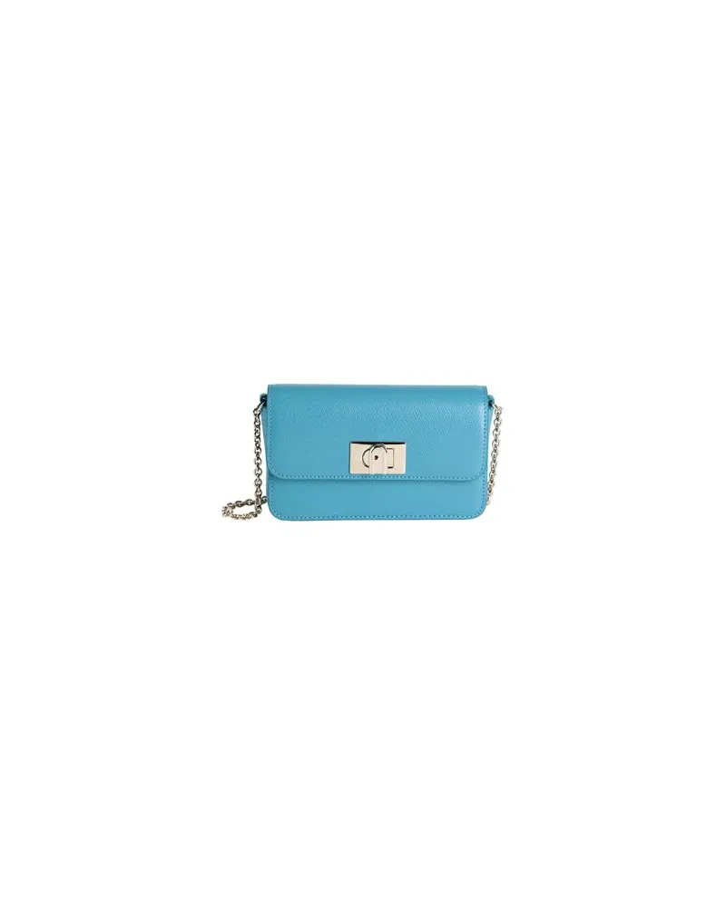 Furla 1927 MINI CROSSBODY  - TASCHEN - Umhängetascheauf YOOX.COM Blaugrau