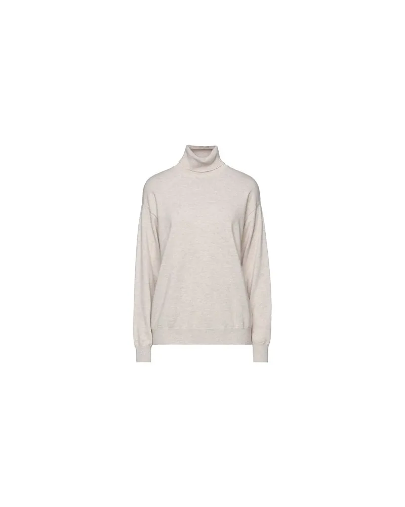 Brunello Cucinelli STRICKWAREN - Rollkragenpulloverauf YOOX.COM Beige