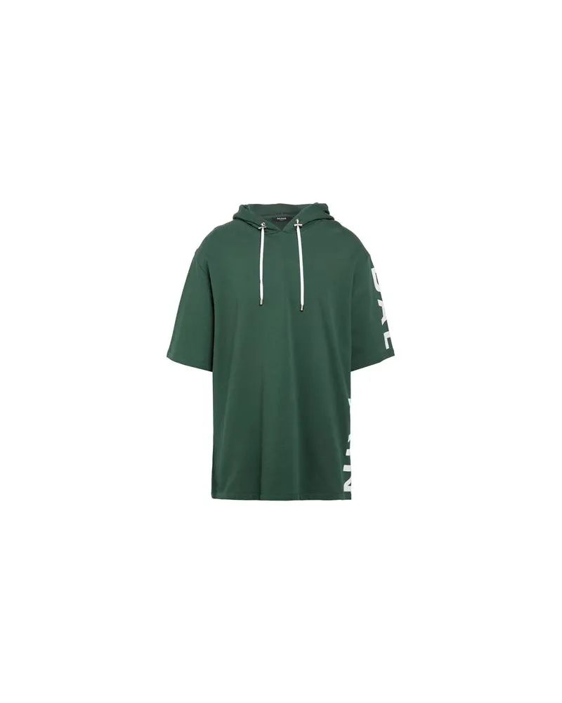 Balmain TOPS - Sweatshirtsauf YOOX.COM Dunkelgrün