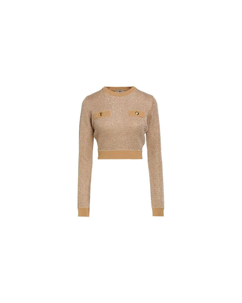 Elisabetta Franchi STRICKWAREN - Pulloverauf YOOX.COM Sand