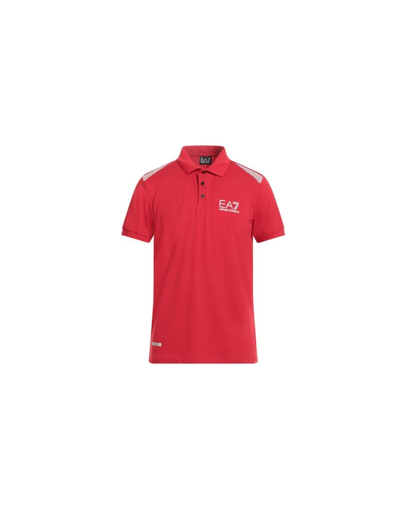 EA7 TOPS - Poloshirtsauf YOOX.COM Rot