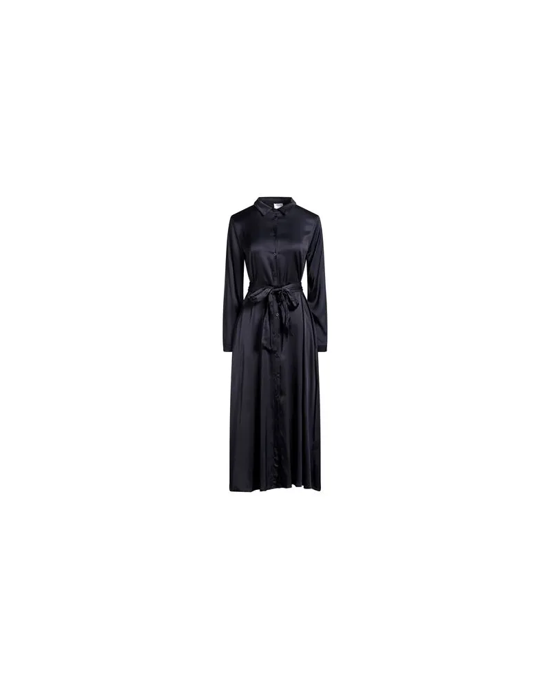 ANONYME designers KLEIDER - Maxi-Kleiderauf YOOX.COM Nachtblau