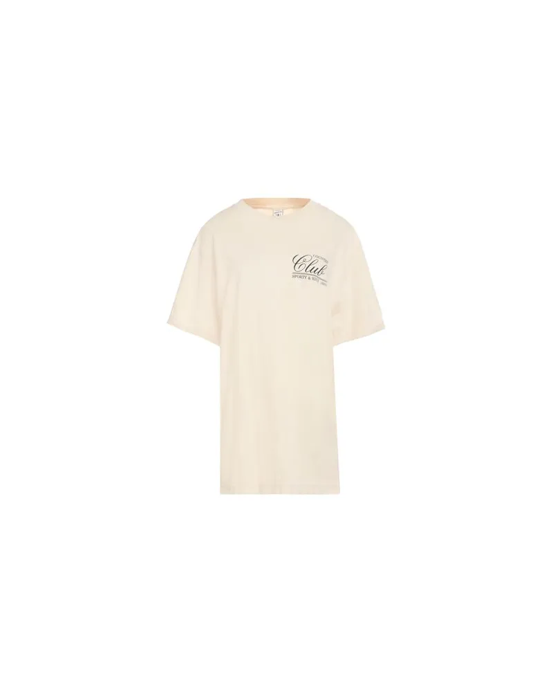 SPORTY & RICH TOPS - T-shirtsauf YOOX.COM Cremeweiß