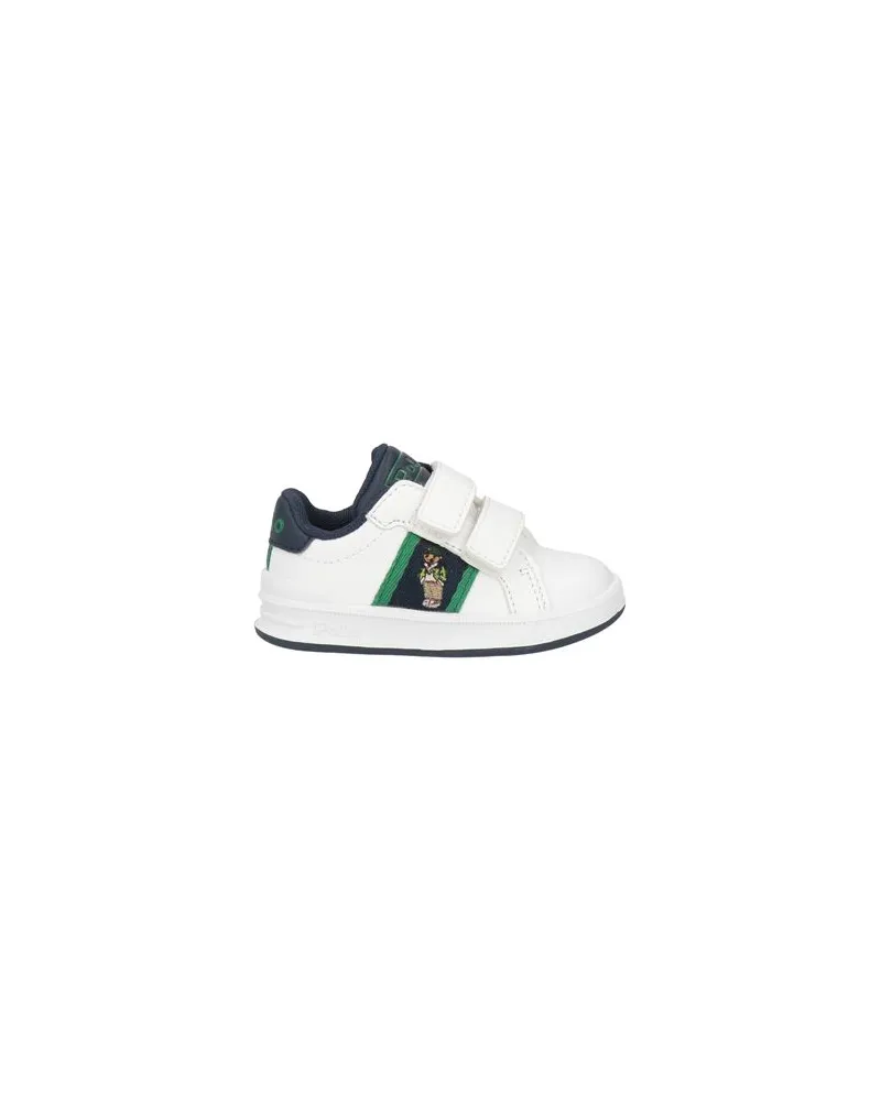 Ralph Lauren HERITAGE COURT II BEAR EZ - SCHUHE - Sneakersauf YOOX.COM Weiß