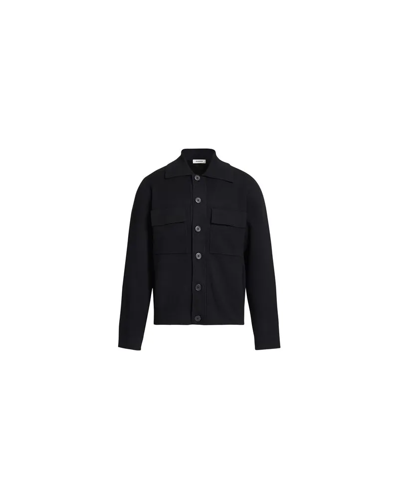 Sandro STRICKWAREN - Strickjackenauf YOOX.COM Schwarz