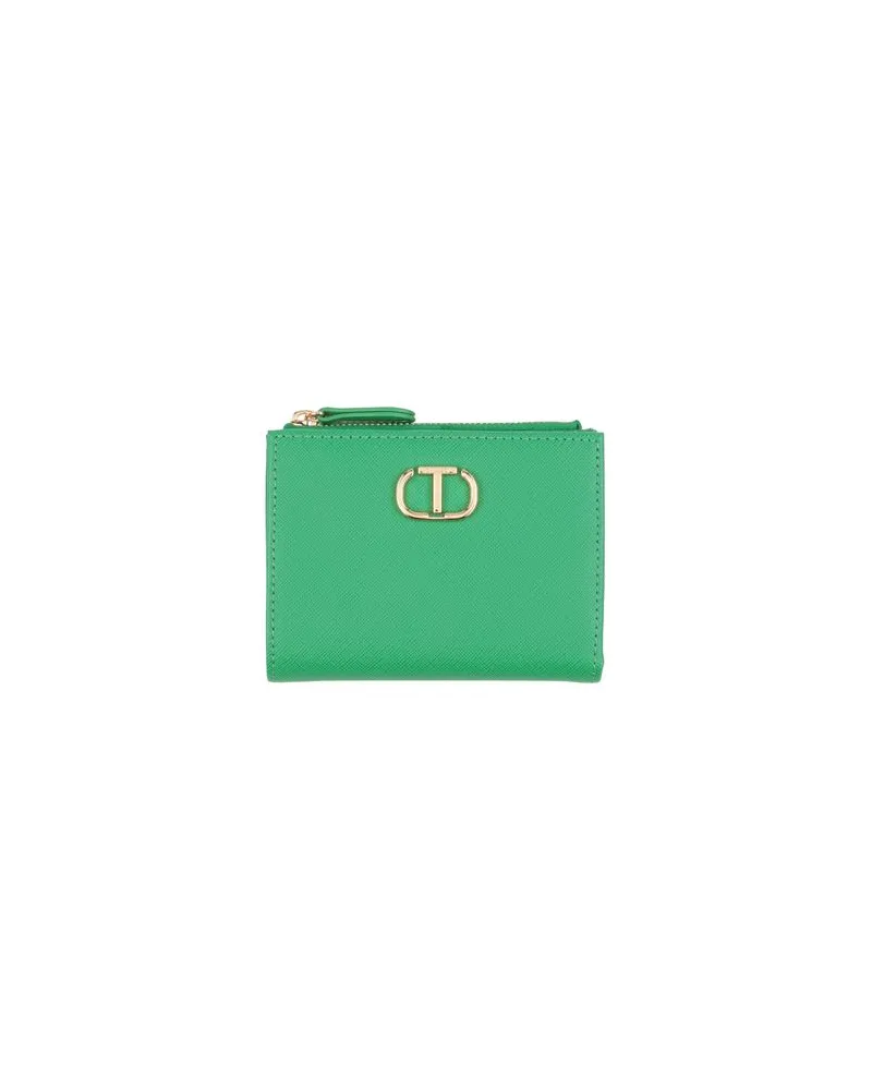 Twin-Set Kleinlederwaren - Brieftaschenauf YOOX.COM Grün