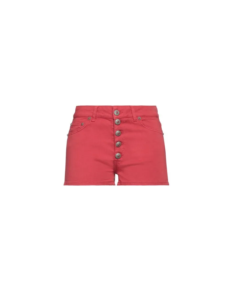 Dondup HOSEN & RÖCKE - Jeansshortsauf YOOX.COM Rot