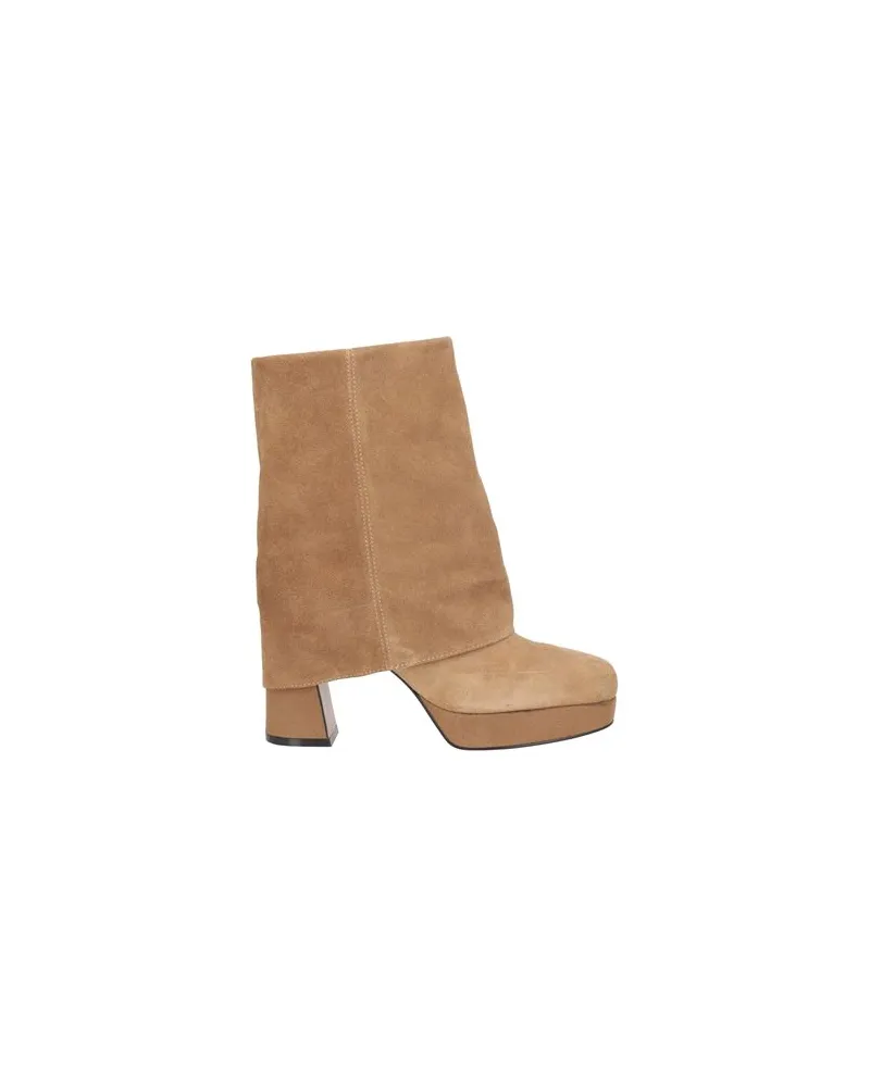Emanuelle Vee SCHUHE - Stiefelettenauf YOOX.COM Kamel
