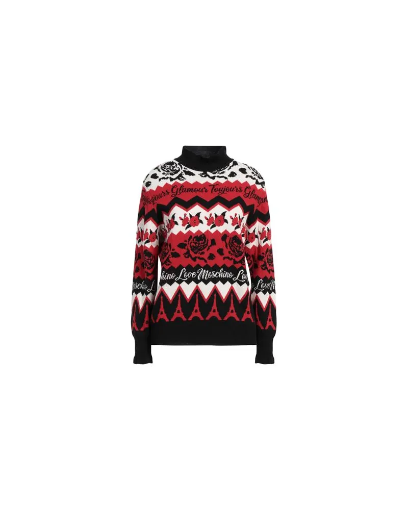 Moschino STRICKWAREN - Rollkragenpulloverauf YOOX.COM Rot