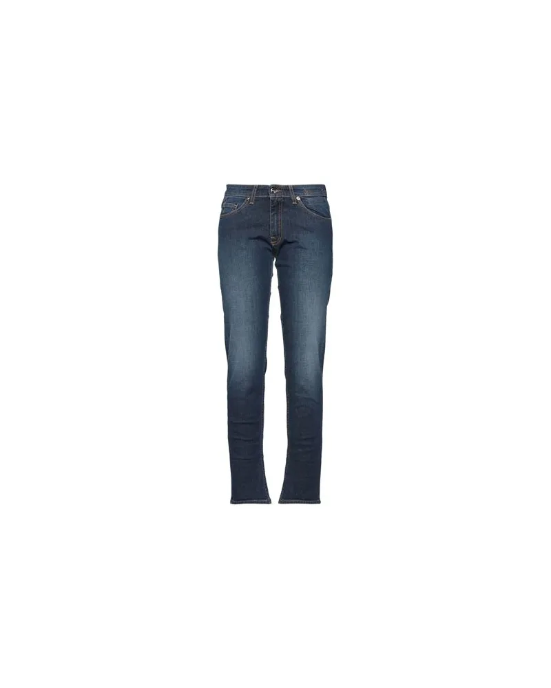 Care Label HOSEN & RÖCKE - Jeanshosenauf YOOX.COM Blau